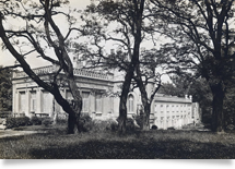 Historie krčského zámku - historické fotografie
